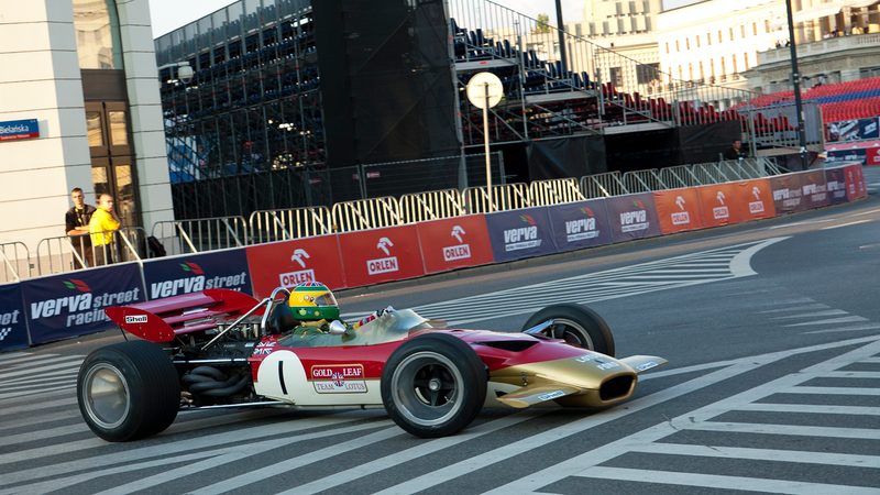 Illustration for article titled Spectacular collection of race cars take over Poland